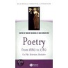 Poetry From 1660 To 1780 door Robert Demaria Jr