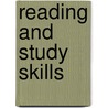 Reading And Study Skills by Langan John