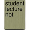 Student Lecture Not door David Krogh