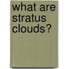 What are Stratus Clouds? door Lynn Peppas