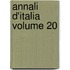 Annali D'Italia Volume 20