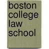 Boston College Law School door Ronald Cohn