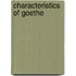 Characteristics of Goethe