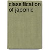 Classification of Japonic by Ronald Cohn