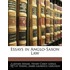 Essays In Anglo-Saxon Law