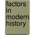 Factors In Modern History