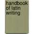 Handbook of Latin Writing