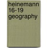 Heinemann 16-19 Geography door Susan Bermingham