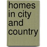 Homes in City and Country door Jr. Sturgis Russell
