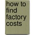 How To Find Factory Costs
