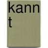Kann T by Marc Lindemann