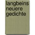 Langbeins Neuere Gedichte