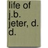 Life Of J.B. Jeter, D. D.
