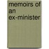 Memoirs of an Ex-Minister