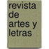 Revista de Artes y Letras