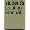 Student's Solution Manual by Randall Charles