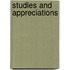 Studies And Appreciations