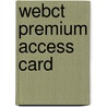 Webct Premium Access Card door Courtland L. Bovée