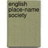 English Place-Name Society