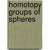 Homotopy Groups of Spheres door Ronald Cohn