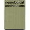 Neurological Contributions door William Alexander Hammond