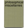 Philosophical Miscellanies door Theodore Jouffroy