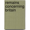 Remains Concerning Britain door William Camden
