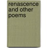 Renascence And Other Poems by Edna St. Vincent Millay
