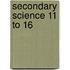 Secondary Science 11 To 16