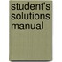 Student's Solutions Manual