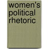 Women's Political Rhetoric by Richard Anderson