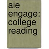 Aie Engage: College Reading door Taggart