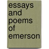 Essays and Poems of Emerson door Ralph Waldo Emerson