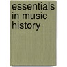 Essentials In Music History by Thomas Tapper