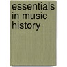 Essentials In Music History door Thomas Tapper