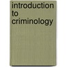 Introduction To Criminology door Mark S. Davis
