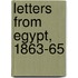 Letters From Egypt, 1863-65