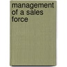 Management of a Sales Force door William J. Stanton