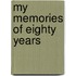 My Memories Of Eighty Years