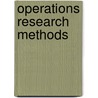 Operations Research Methods door Sujit Kumar Bose
