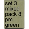 Set 3 Mixed Pack 8 Pm Green by Anon