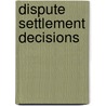 Dispute Settlement Decisions door Not Available
