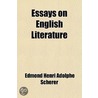 Essays on English Literature door George Saintsbury