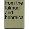 From the Talmud and Hebraica by John Lightfoot