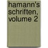 Hamann's Schriften, Volume 2