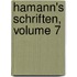 Hamann's Schriften, Volume 7