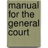 Manual For The General Court