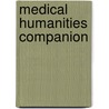 Medical Humanities Companion door Rolf Ahlzen