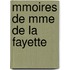 Mmoires De Mme De La Fayette