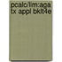 Pcalc/Lim:Aga Tx Appl Bklt4E